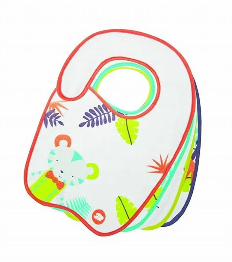 Bebeconfort Jungle-Theme Sponge Bib (Sizes 1 & 2)