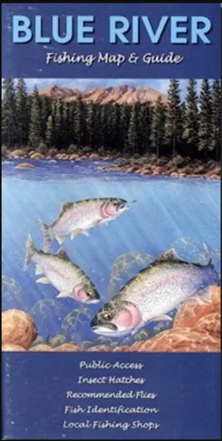 Blue River Fishing Map & Guide – Detailed Topographic Chart with Access Points and Hotspots