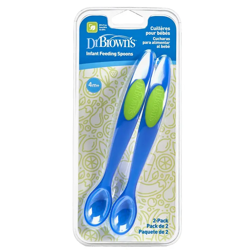 Dr. Brown’s Infant Feeding Spoon Set – 2-Pack