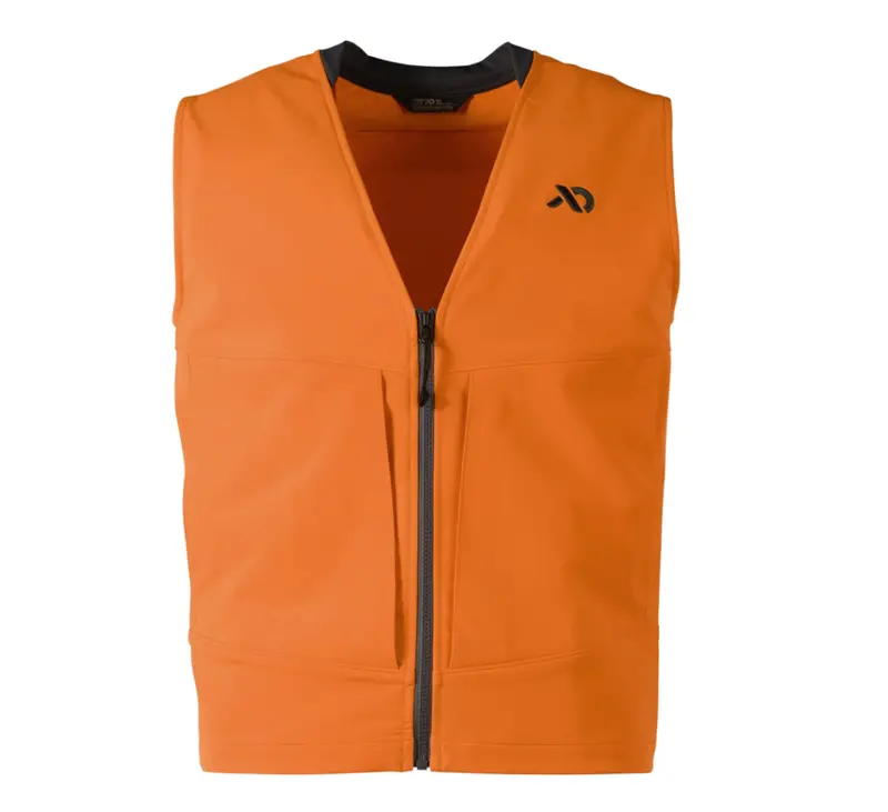 First Lite Charge Orange High-Visibility Hunter Safety Vest