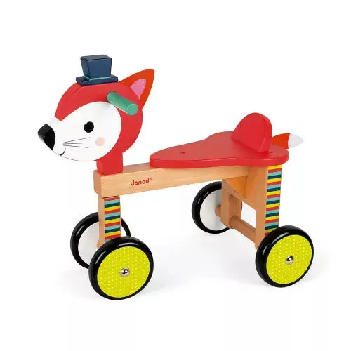 Janod Baby Forest Fox Ride-On Toy