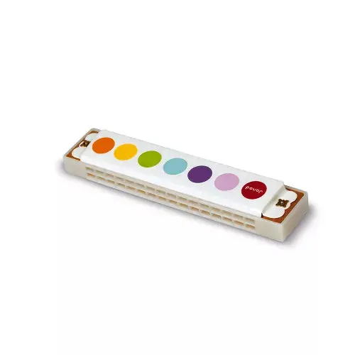 Janod Confetti-Colored Child-Friendly Harmonica