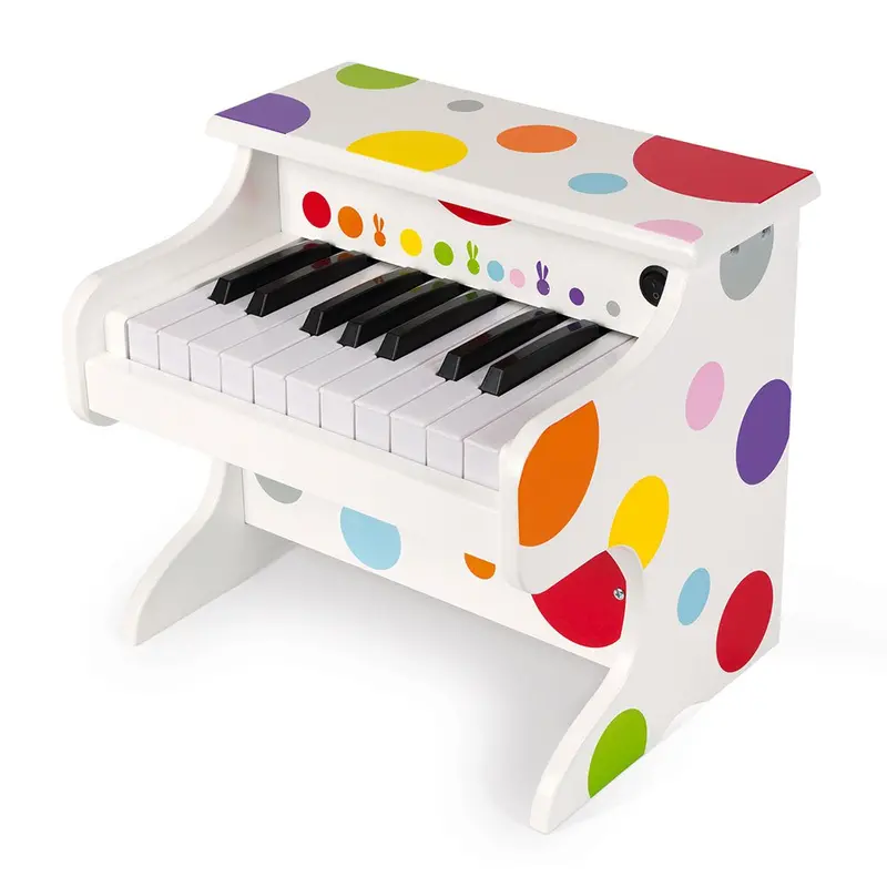Janod Confetti-Themed First Electronic Piano for Toddlers