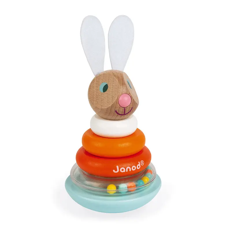 Janod Lapin Stackable Wobbly Roly-Poly Toy