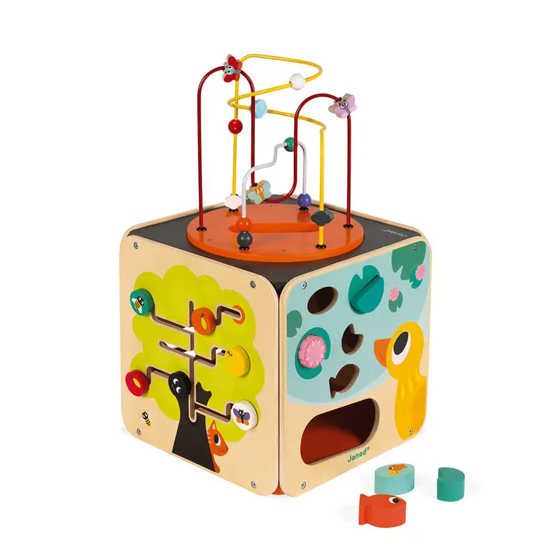 Janod Wooden Looping Activity Toy for Fine Motor Skills