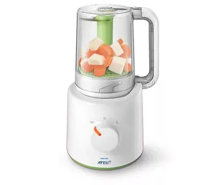 Philips Avent Advanced 2-in-1 Steamer & Blender – All-in-One Baby Food Maker
