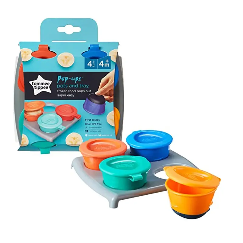 Tommee Tippee Express Pop-Up Freezer Pots & Tray Set