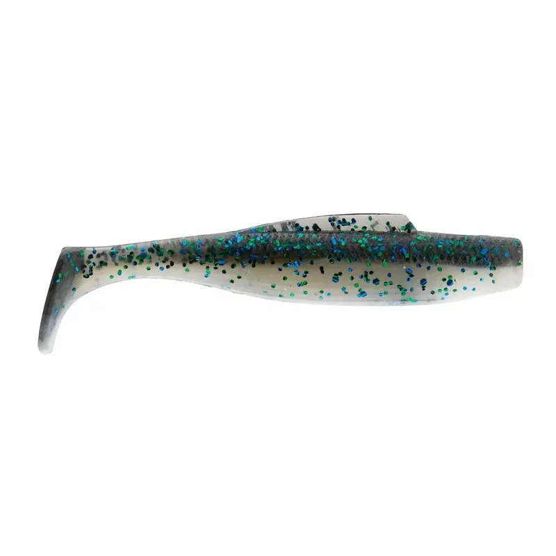 Z-Man DieZel MinnowZ Soft Bait – 5″ Pearl Blue Glimmer (4-Pack)